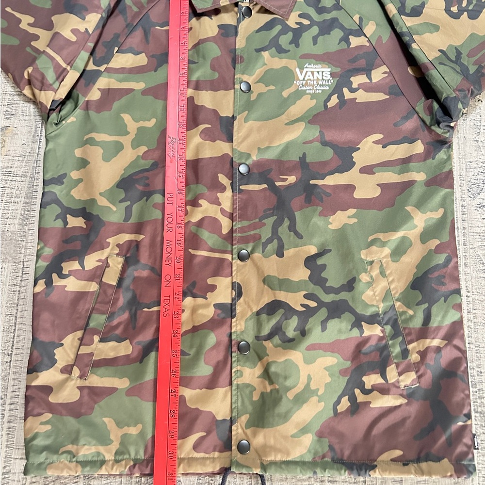 Vans Men's Green and Brown Camouflage Jacket - Picture 5 of 8